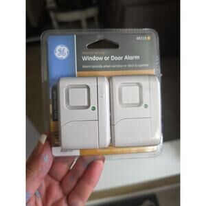 GE Personal Security Window Door Alarm, 2 Pack, 45115 C4